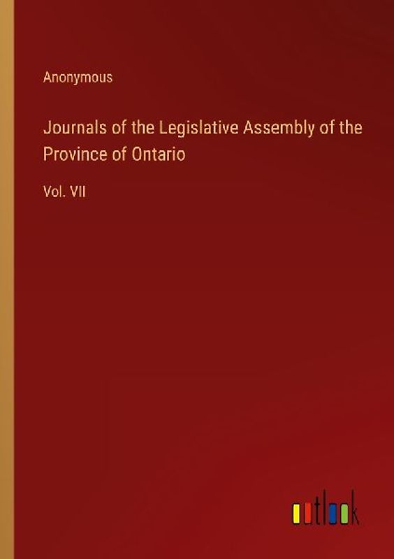 Journals of the Legislative Assembly of the Province of Ontario