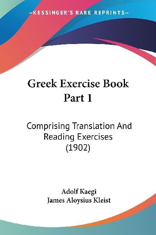Greek Exercise Book Part 1