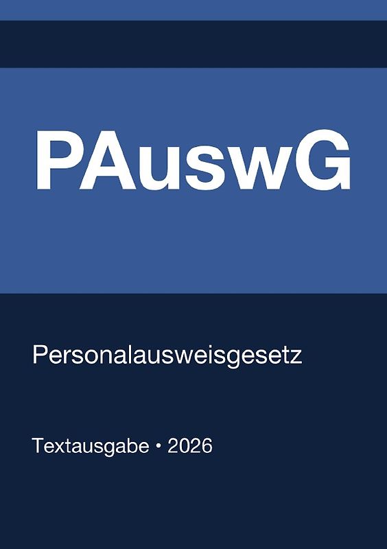 PAuswG - Personalausweisgesetz (Deutschland) 2026