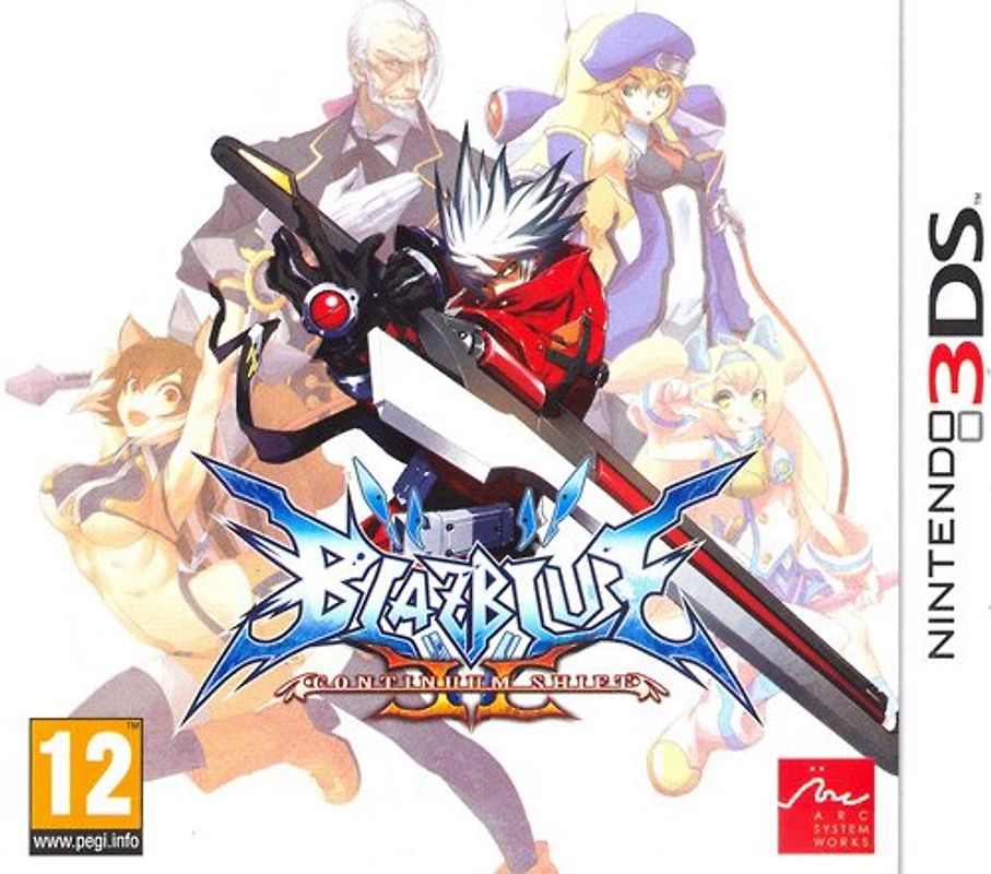 Blazblue Continuum Shift II Nintendo 3DS