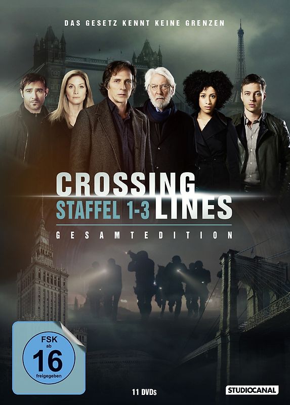 Crossing Lines - Staffel 1-3 Gesamtedition [11 DVDs] DVD