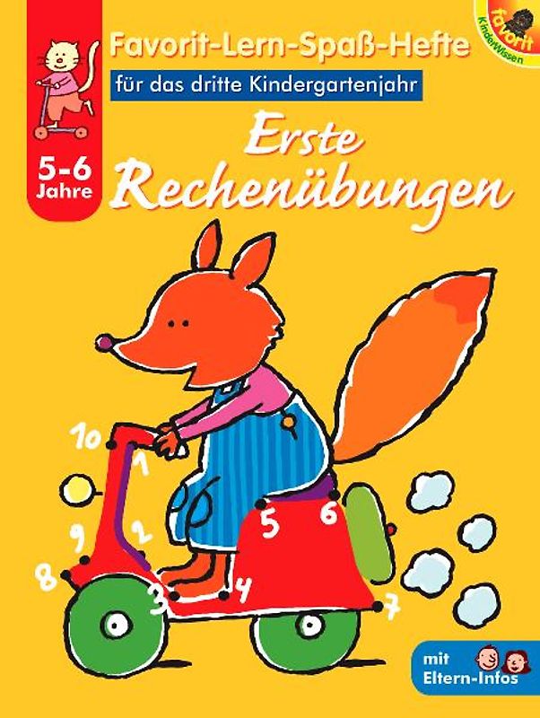 Erste Rechenübungen, 5-6 Jahre. Für das dritte Kindergartenjahr