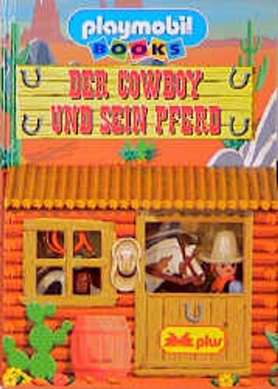 Der Cowboy und sein Pferd. Bilderbuch mit Spielfiguren