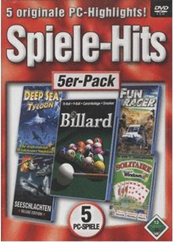 Spiele-Hits: 5 originale PC-Hihhlights! [5er-Pack] PC Spiele