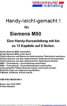 Siemens M50-leicht-gemacht. Handy-leicht-gemacht für Siemens M50
