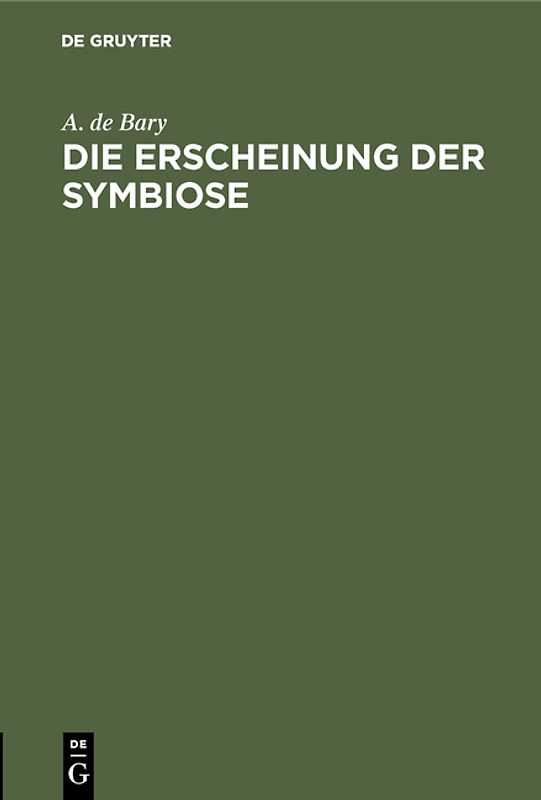 DieErscheinung der Symbiose