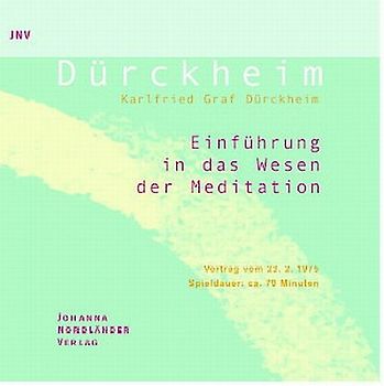 Einführung in das Wesen der Meditation. Vortrag vom 23. 2. 1975