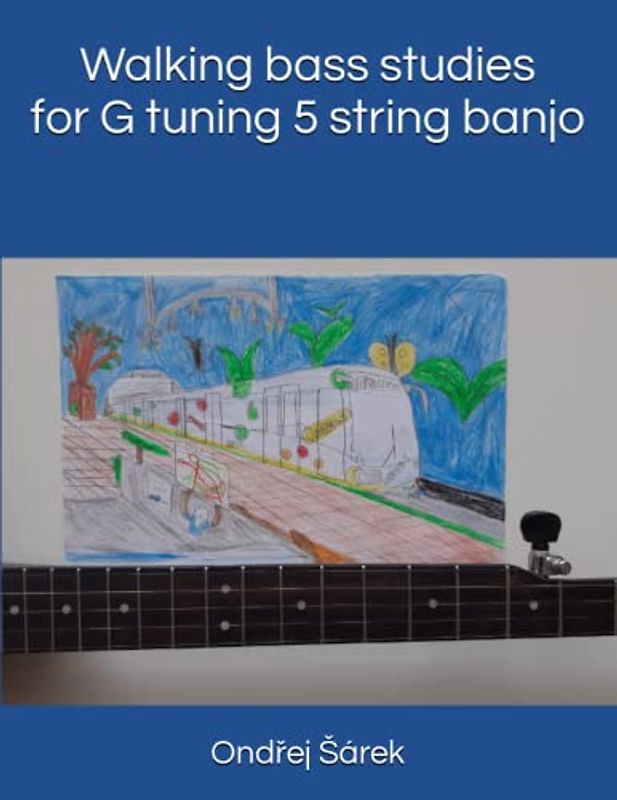 Walking bass studies for G tuning 5 string banjo