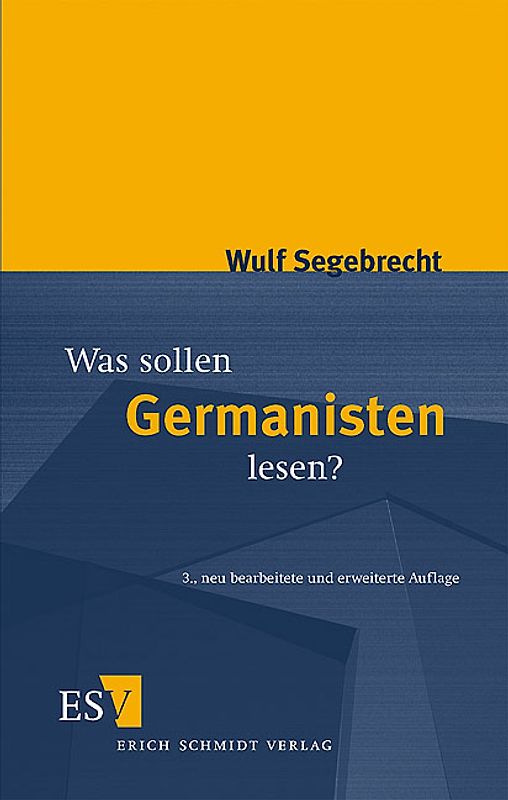 Was sollen Germanisten lesen?