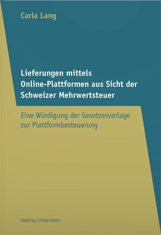 Lieferungen mittels Online-Plattformen aus Sicht der Schweizer Mehrwertsteuer
