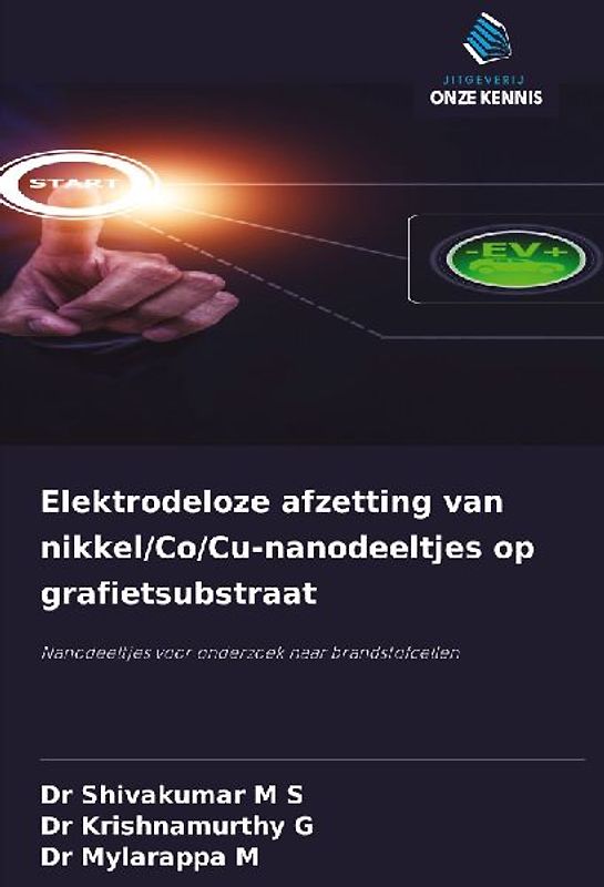 Elektrodeloze afzetting van nikkel/Co/Cu-nanodeeltjes op grafietsubstraat