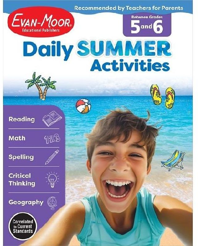 Daily Summer Activities Moving from 5th to 6th Gr
