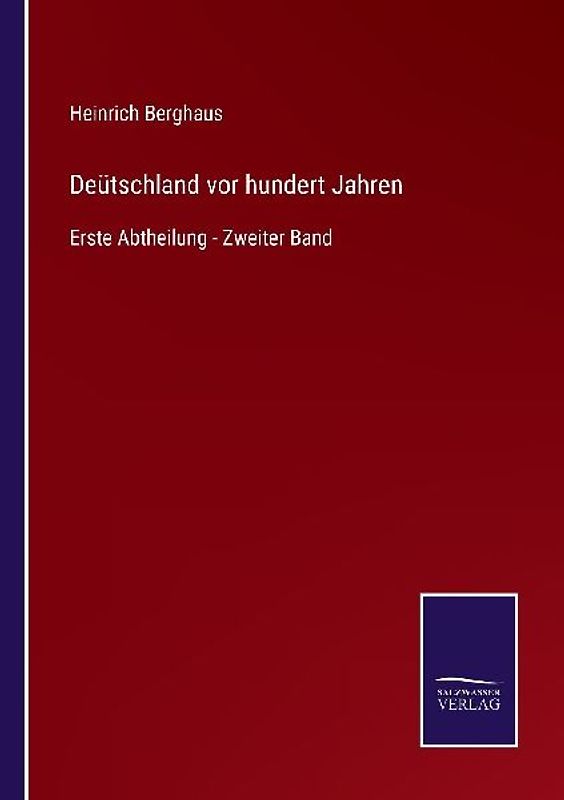 Deütschland vor hundert Jahren