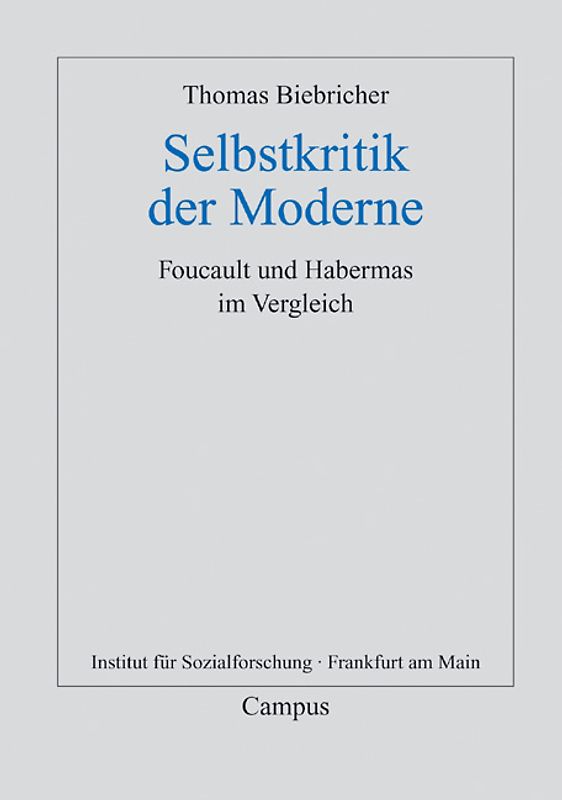 Selbstkritik der Moderne