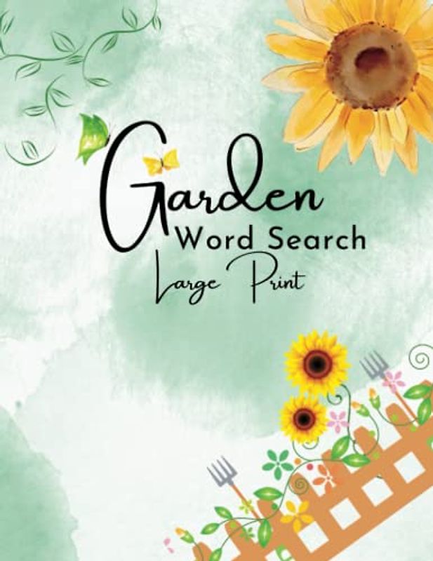 Garden Word Search: Large Print