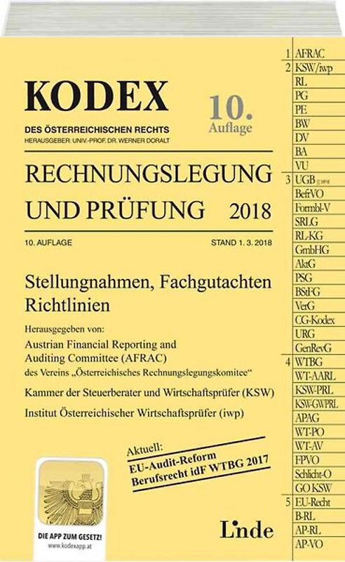 KODEX Rechnungslegung und Prüfung 2018