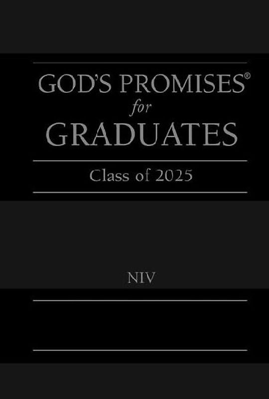 God's Promises for Graduates: Class of 2025 - Black NIV