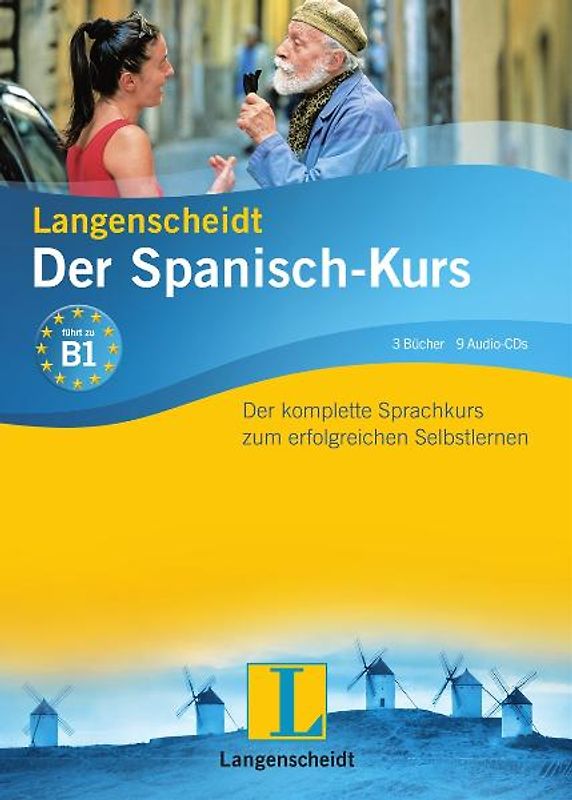 Langenscheidt Der Spanisch-Kurs - Set mit 3 Büchern und 9 Audio-CDs. Der komplette Sprachkurs zum erfolgreichen Selbstlernen