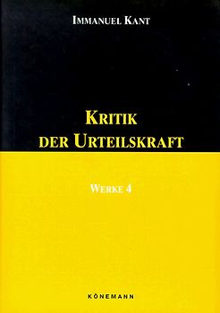 Werke / Kritik der Urteilskraft