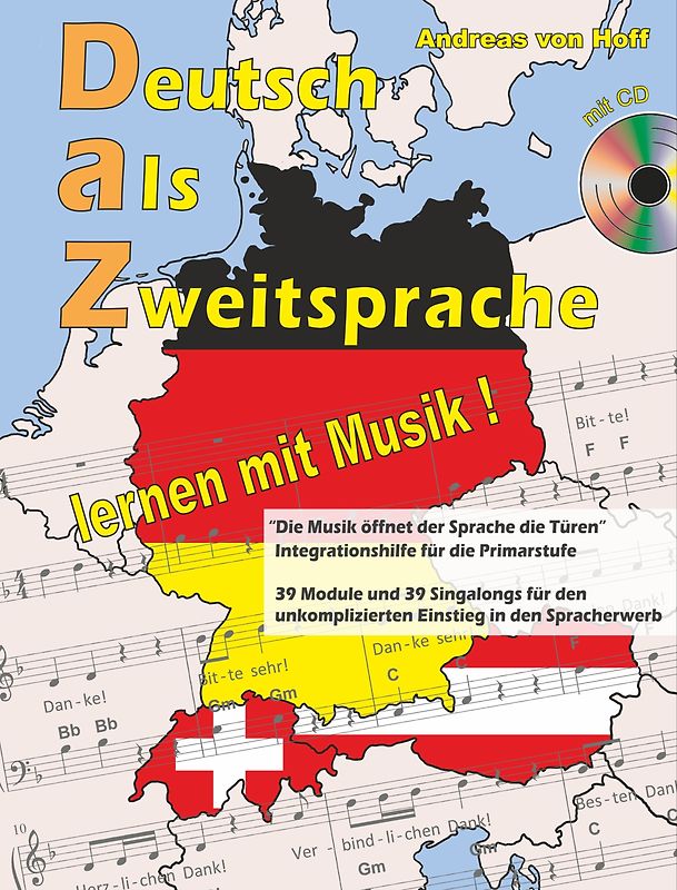 Deutsch als Zweitsprache, lernen mit Musik (+CD)