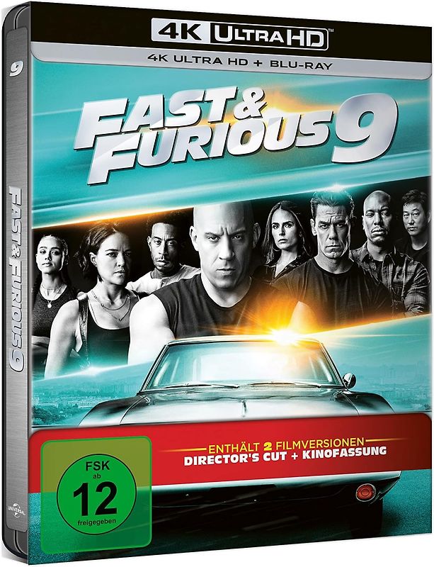 Fast & Furious 9 (4K Ultra HD + Blu-ray, Steelbook) 4K Ultra HD Blu-ray