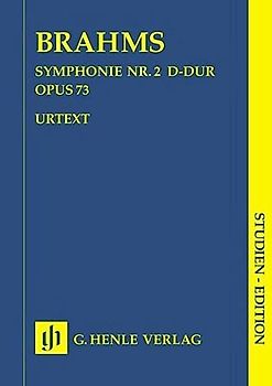 Symphonie Nr. 2 D-Dur op. 73. Studien-Edition: Besetzung: Werke für Orchester (Studien-Editionen: Studienpartituren)