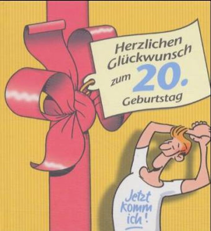 Herzlichen Glückwunsch zum 20. Geburtstag (Männer)