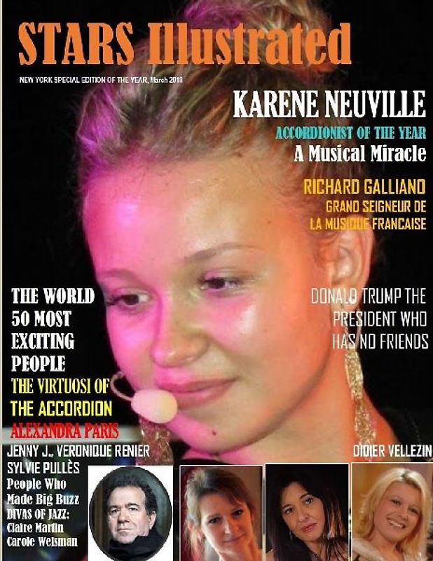 Stars Illustrated Magazine (B&W) March 2018. Economy edition.