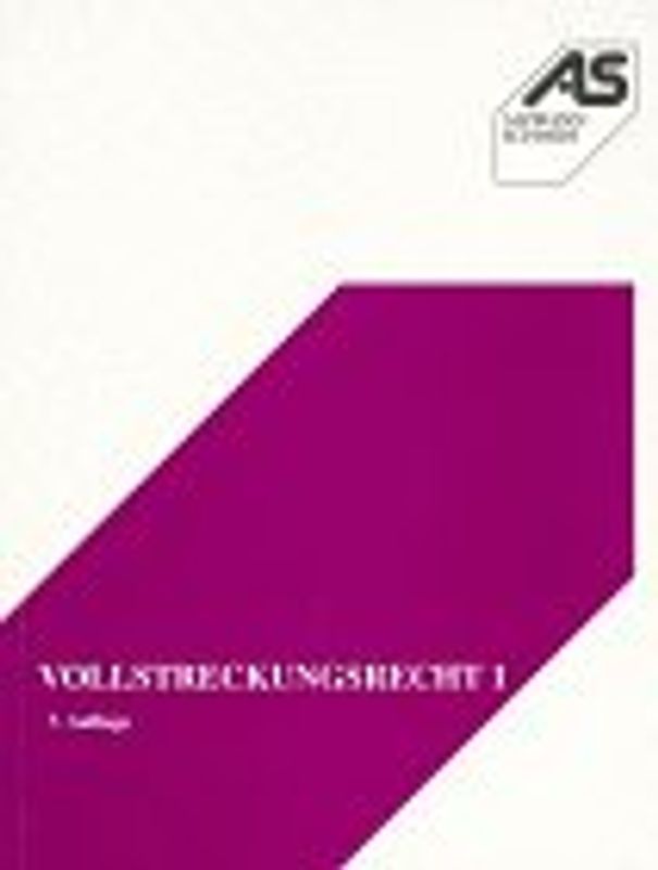 Vollstreckungsrecht 1