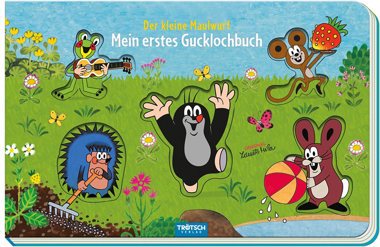 Trötsch Der kleine Maulwurf Mein erstes Gucklochbuch Pappenbuch