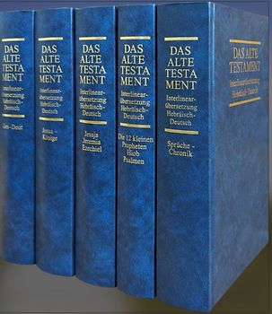 Interlinearübersetzung AT hebräisch-deutsch - Paket Band 1-5