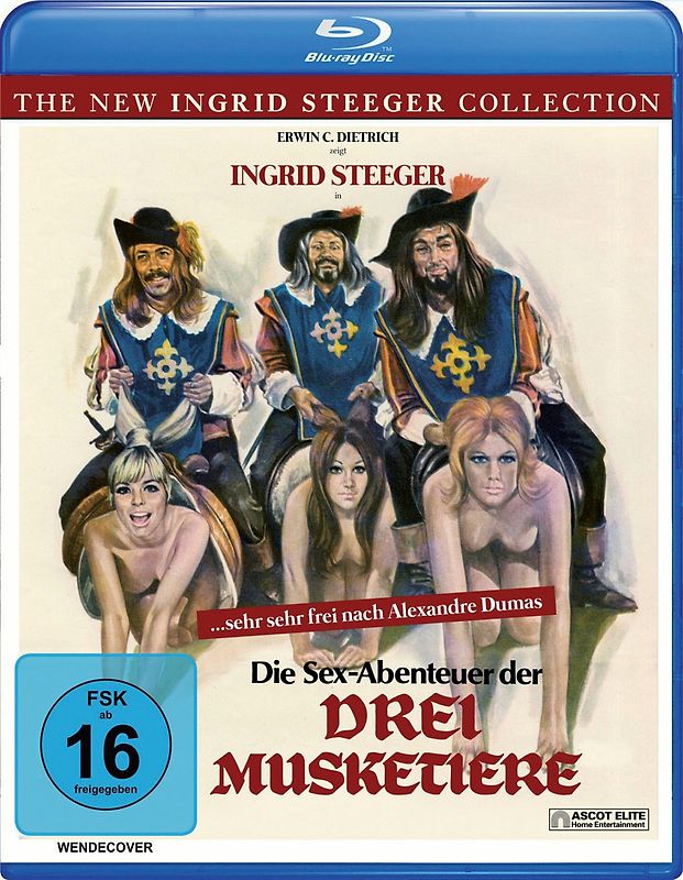 Die Sex-Abenteuer der drei Musketiere Blu-ray Disc