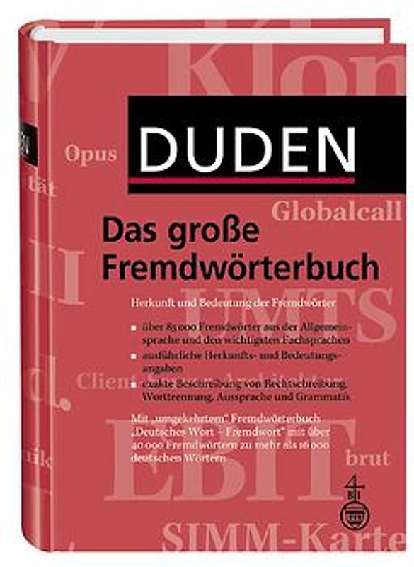 Duden - Das große Fremdwörterbuch