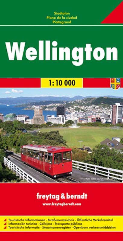 freytag & berndt Stadtplan Wellington 1:10.000