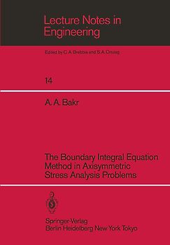 The Boundary Integral Equatio Method in Axisymmetric Stress Analysis Problems