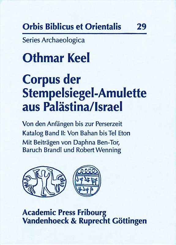 Corpus der Stempelsiegel-Amulette aus Palästina/Israel