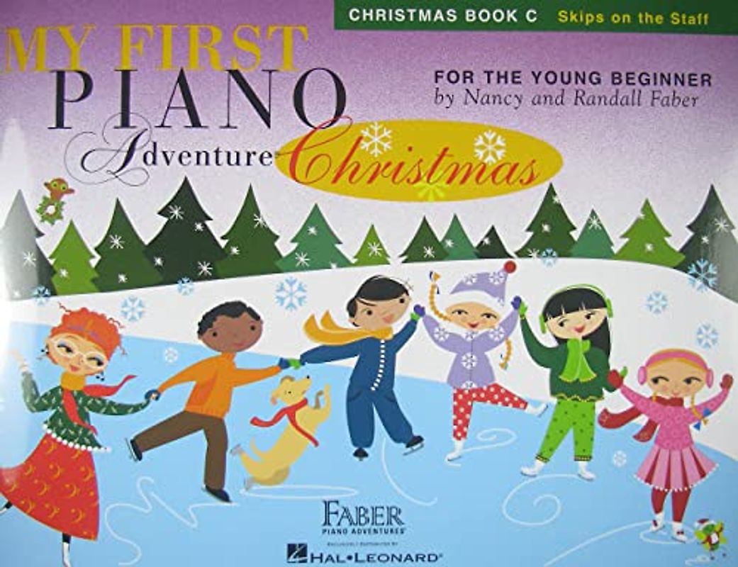My First Piano Adventure - Christmas (Book C - Skips On The Staff): Lehrmaterial für Klavier: Christmas Book C: Skips on the Staff: For the Young Beginner