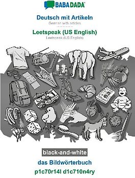 Deutsch mit Artikeln - Leetspeak (US English), das Bildwörterbuch, BW