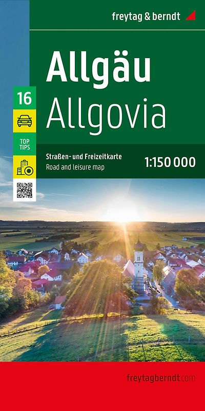 freytag & berndt Straßenkarte Allgäu 1:150.000