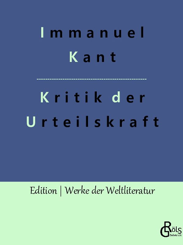 Kritik der Urteilskraft