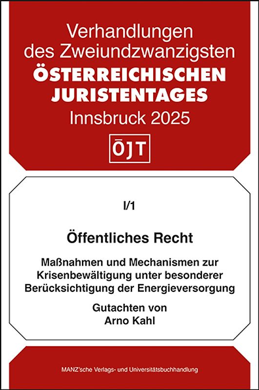 Öffentliches Recht Maßnahmen und Mechanismen zur Krisenbewältigung
