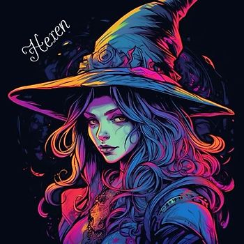 Hexen Fantasy Malbuch für Erwachsene (Fantasy Malbücher)