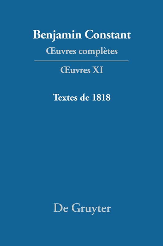 Textes de 1818