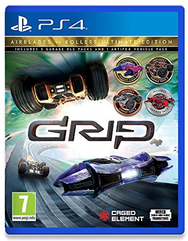 GRIP: Combat Racing - Rollers vs AirBlades [Ultimate Edition, EU Import] PlayStation 4