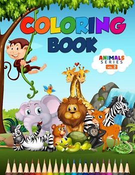 Furry Friends and Enchanting Creatures Vol.2: An Animal Colouring Book for Kids and Seniors: A fun and relaxing 140-page colouring book for children ... book which is ideal for people of all ages!