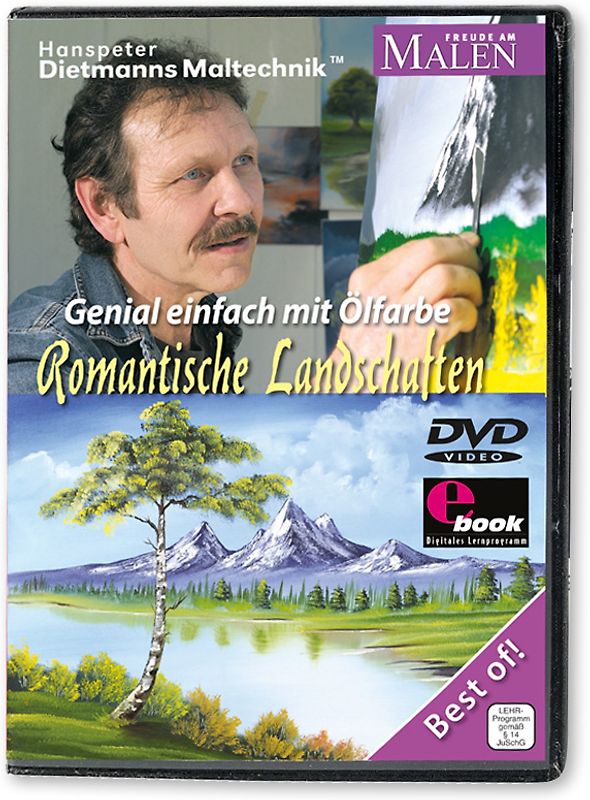 Genial einfach mit Ölfarbe: Romantische Landschaften