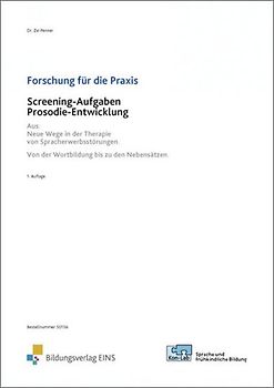 KonLab Pädagogisches Begleitmaterial / Screeningbogen 1 "Sprachrhythmus"