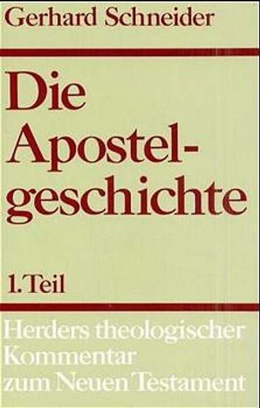 Herders theologischer Kommentar zum Neuen Testament / Apostelgeschichte