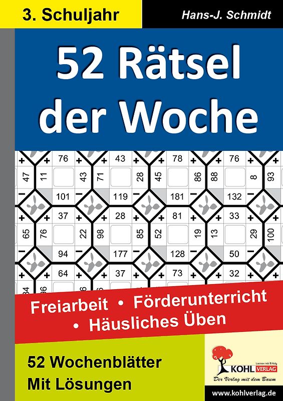 52 Rätsel der Woche / Klasse 3