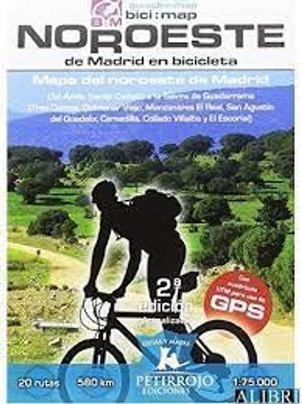 Noroeste de Madrid en bicicleta : mapa del noroeste de Madrid